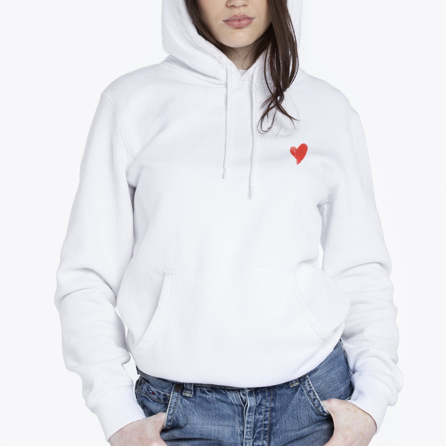 Hanorac Unisex Inima Mica